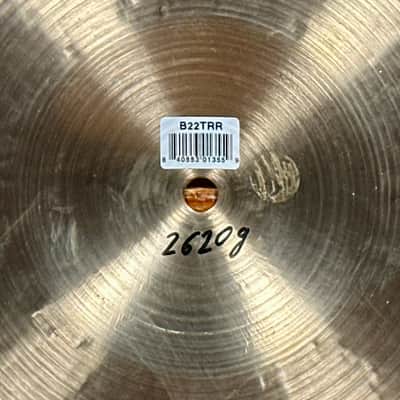 22" Meinl Byzance Jazz Tradition Ride Cymbal 2620g image 5