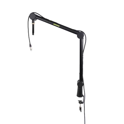 Shure by Gator Deluxe Articulating Desktop Podcasting Mic Boom Arm with Cable Management Channel; (SH-BROADCAST1) image 1