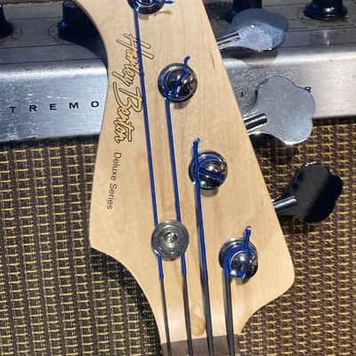 Harley Benton Deluxe Series Lefty Fretless Bass —Great for Jazz! 2020s - 3 Color Sunburst image 3