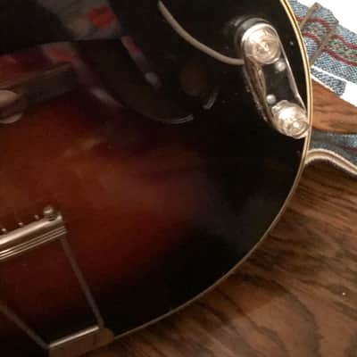 Vega Odell Archtop Electric Early 1960s Vintage Dark Burst image 4