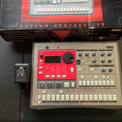 Korg Electribe-R ER-1 Rhythm Synthesizer 2000s - Silver image 1