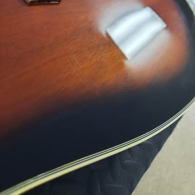 Ventura V3VS Vintage Sunburst Thin Body Acoustic/Electric image 10