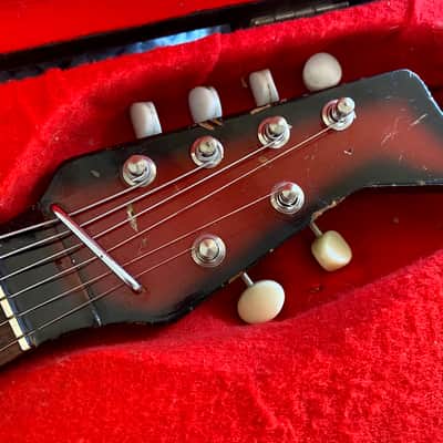 1965 Tombo Ukulet Mini Electric Guitar with AMP in Case! RARE Japanese image 20