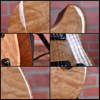Washburn USA Custom Shop WM100 Curly Maple Top Natural 1998 w/OHSC image 12