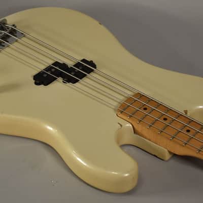 1989 Squier II Precision Bass White MIK image 10
