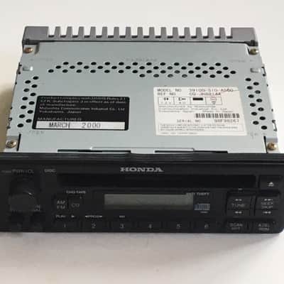 Honda OEM Radio Stereo Receiver Car Vintage Made In Japan 2000 Original Auto Part Rare Model No. 39100-S10-A500 CD Player image 1