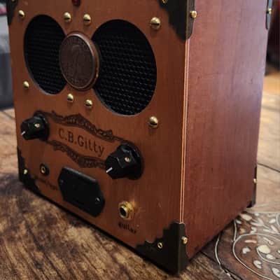C.B. Gitty 1794 Copper Penny Cigar Box Pony Amp 2020s USA image 2
