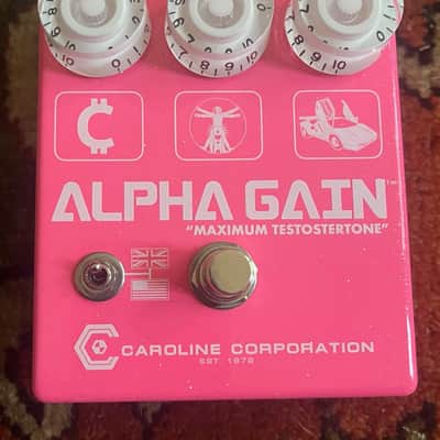 Caroline Guitar Company Alpha Gain 2023 - Sparkle Pink image 2