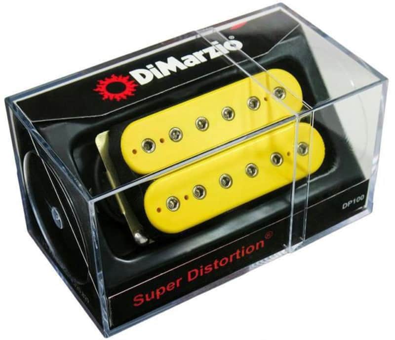 DiMarzio DP100 Super Distortion Humbucker Guitar Pickup - YELLOW - DP100Y image 1