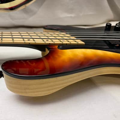 Halo Custom Guitars Custom Shop Clarus 5 Multiscale multi-scale Fanned Fret 5-string Bass 2018 image 14