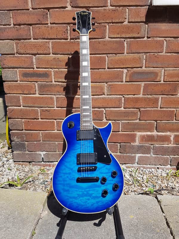 Nevada Les Paul style Blue Burst image 1