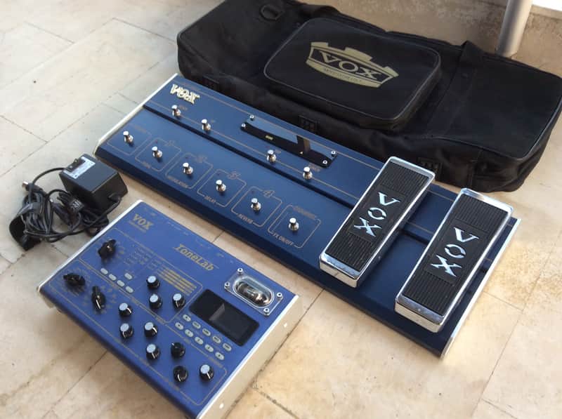 Vox Tonelab & Vox VC-12 pedalboard & case image 1