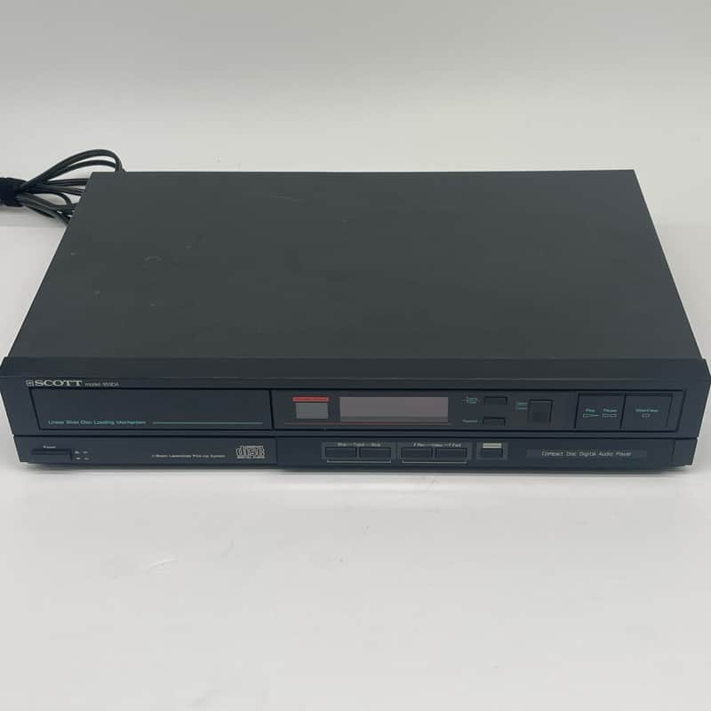 Scott CD Player Model-959DA 1986 Vintage Black Stereo Hi Fi SERVICED WORKING image 1