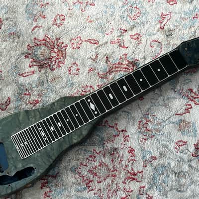 1951 Fender Champion lap steel guitar body blue image 1