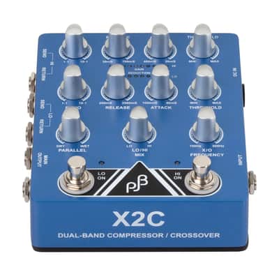 Phil Jones Bass  X2C Pedal Multifunctional Dual Band Compressor  Dual Compressor with Dual effects loop Crossover for performance and recording image 9