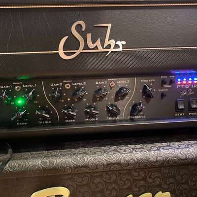 Suhr PT15IR Pete Thorn Signature 3-Channel 15-Watt Guitar Amp Head 2019 - Present - Black image 3