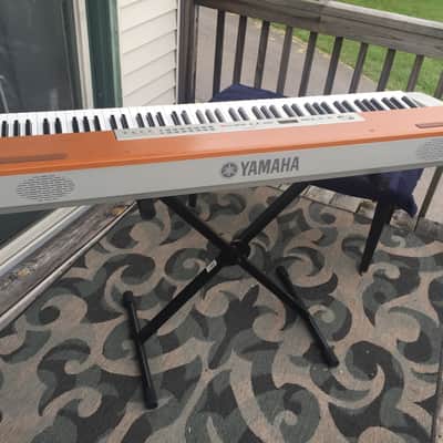Yamaha P-120 Digital Professional stage piano with sheet music stand, X-brace stand, sustain, ac image 17