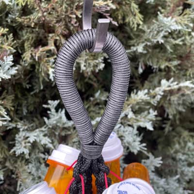 Upcycled Percussion - Extra Large Pill Bottle Waterfall Rattle / Shaker with SHAKER BOTTLES image 2