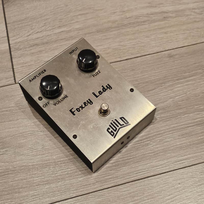 1960s Guild Foxey Lady 2-Knob Fuzz Silver
