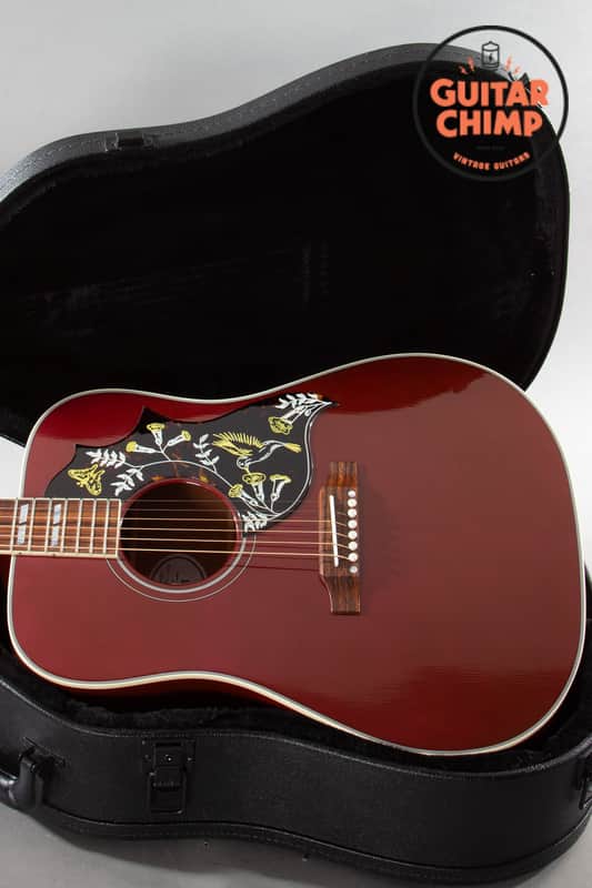 2024 Gibson Hummingbird Standard Wine Red OHSC LR Baggs 9.5/10