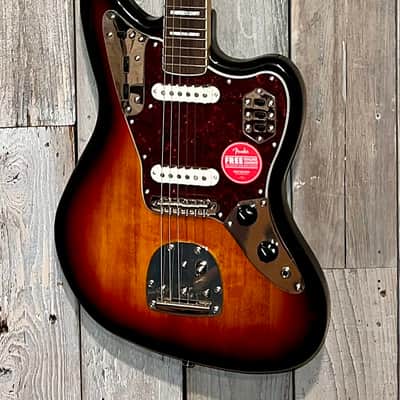 Squier Classic Vibe '70s Jaguar - 3-Tone Sunburst, In Stock Ships Fast Support Indie Music Shops ! image 2