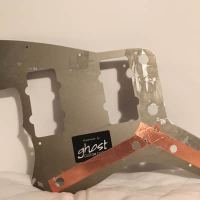 Black anodized aluminium jazzmaster pickguard no rhythm circuit image 2