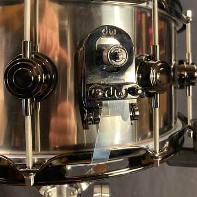 DW - 6.5x14" Collector’s Series Titanium Snare Drum, 10-lug, MAG Throw-Off 2010 image 8