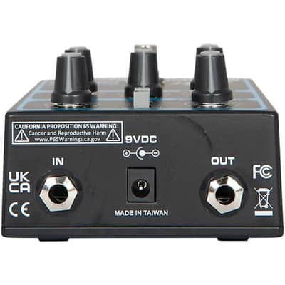 Peavey Bandit Supreme Teal Stripe Preamp Pedal image 7