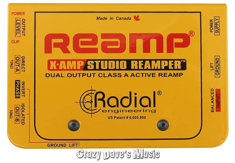 Radial X-Amp Studio Reamper | Reverb