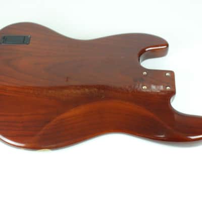 1978 Fender Jazz Bass BODY Burgundy Red Walnut ASH 3-Bolt to 4-Bolt 1970's Vintage image 17
