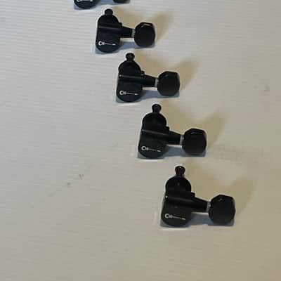 MIM Charvel Pro Mod So Cal Black Tuners Tuning Pegs 6 In Line Dual Pin image 3