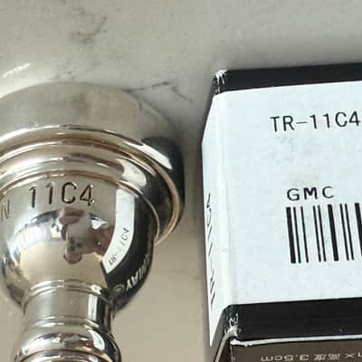 Yamaha TR-11C4 Bb Trumpet Mouthpiece - Silver Plated image 3