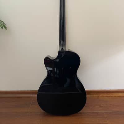 Fender CB-60SCE Acoustic-Electric Bass w Gator Bag - Black imagen 2