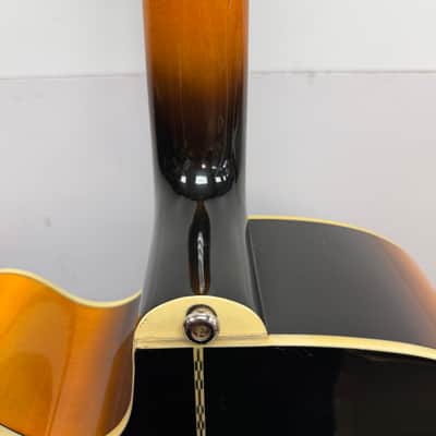 Used Epiphone EJ-200CE VS Super Jumbo Acoustic Electric Guitar Vintage Sunburst with Case 2011 image 22