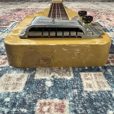 1950s Gretsch Electromatic Lap Steel Vintage Pearloid Electric Guitar W/ Original Case! image 14
