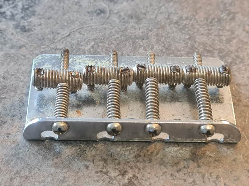 Pre CBS 1962 Fender Precision bass bridge also good for a Jazz 1960 1961 1963 1964 image 1