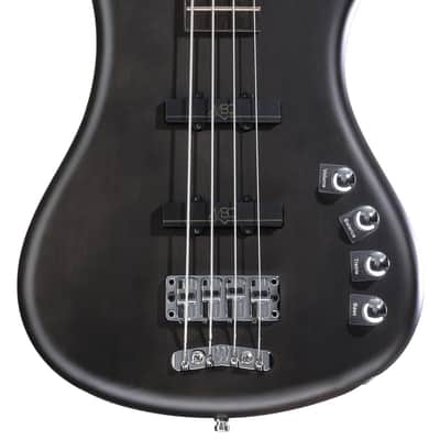 Warwick RockBass Corvette Basic 4-string Bass Guitar - Nirvana Black Transparent Satin image 1