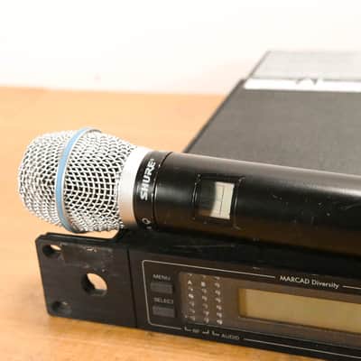 Shure U4D-J4 Wireless Receiver w/ two U2/BETA87A Handheld Mics - J4 Band CG01YHE image 7