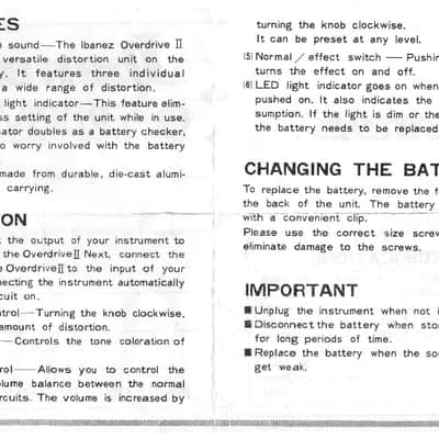 Ibanez OD-855 1976 - Green Box image 10