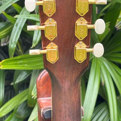 Recording King RAJ-122-SN Custom All Solid 12-Fret Slope Shoulder Dreadnought 2010s - Gloss Sunburst image 7