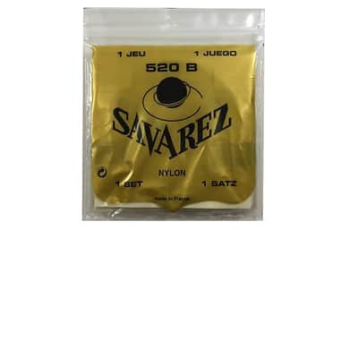 Savarez Guitar Strings Low Tension Nylon 520B White Card