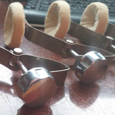 GENUINE Pearl Internal Drum Muffler Tone Control 60S 70s 80s YOU CHOOSE 3 KNOB STYLES Wood Fiberglass Maple Shell White Felt 2 AVAILABLE imagen 5