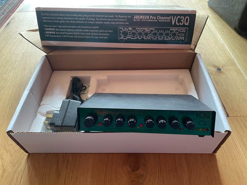 Joemeek VC3Q Pro Channel Mic Pre / Compressor / EQ 1990s - Green image 1