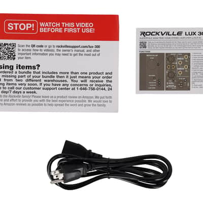 Rockville LUX 300 Audiophile 300w RMS Home Stereo Amplifier XLR In, Clean Power image 8