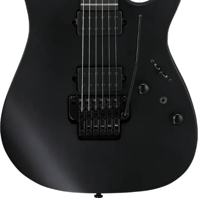 Ibanez RGRB620 Iron Label Electric Guitar, Ebony Fingerboard, Black image 2