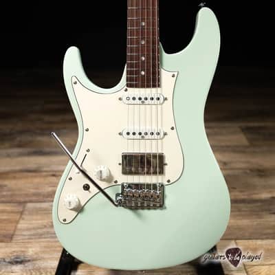 Ibanez AZ2204NWL Prestige HSS Left-Handed Guitar w/ Case – Mint Green image 2
