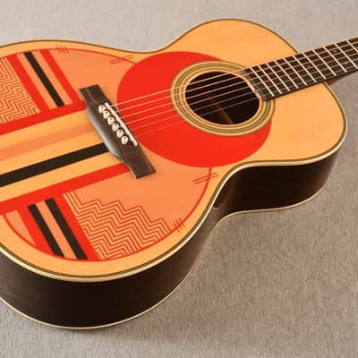 Martin Custom Shop Americana Backbone 00 28 Engelmann Rosewood Floor Model #2767237 image 5