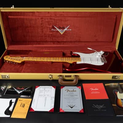 Fender Masterbuilt Dale Wilson 1957 Stratocaster 2025 - Candy Apple Red image 21