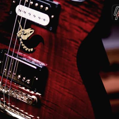 Gibson Custom Limited Mayday Monster Les Paul - Monster Autographed  2017 Monster Red image 10