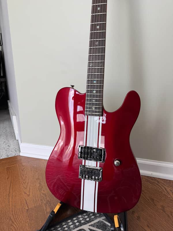 Fender Special Edition Set-Neck Esquire Custom GT 2003 - Crimson Red Metallic image 1